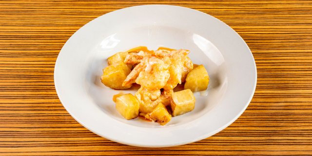 Honey Apple Prawns