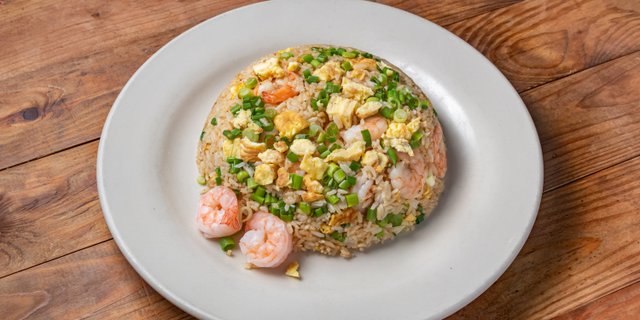 Arroz Chaufa de Camarones