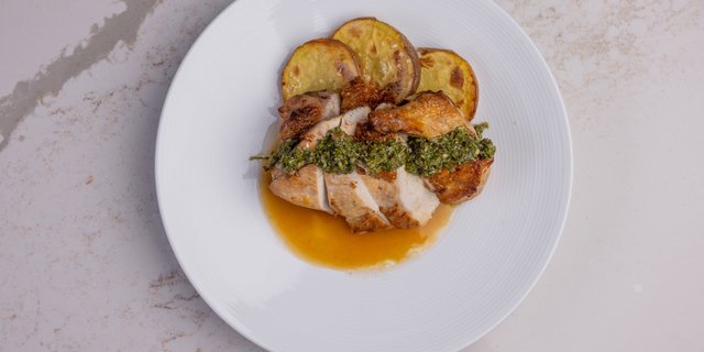 Wood-Grilled Half Chicken