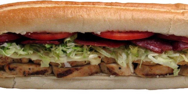 Chicken Club Hot Sub