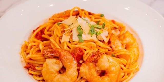 Shrimp & Spaghetti