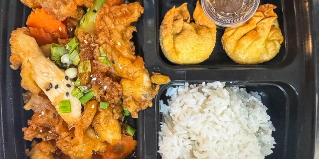 Orange Chicken Boxed Lunch
