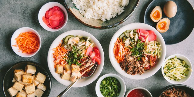Build-Your-Own Bibimbap Bar