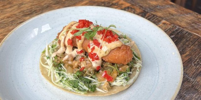 Crispy Battered Cod Taco