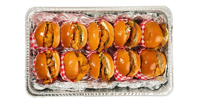 Crispy Chix Burger Tray