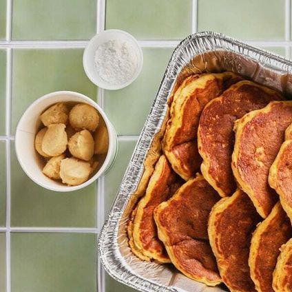 Sweet Potato Pancake Platter