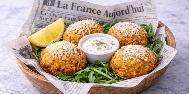 Fried Stuffed Mushrooms