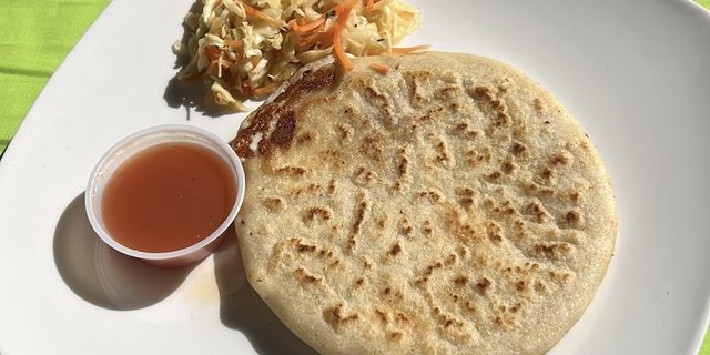Chicken & Cheese Rice Pupusas