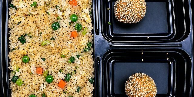 Vegetarian Rice & Noodle Boxed Meal