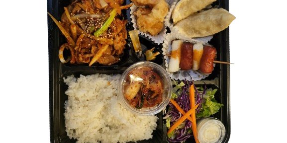 Spicy Chicken Galbi Bento Box