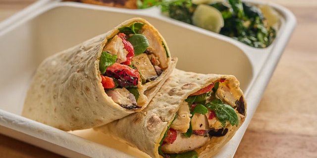 Chicken Ranch Wrap Boxed Meal