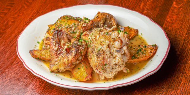Chicken Vesuvio