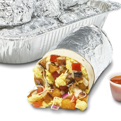 Regular Breakfast Chicken Burrito