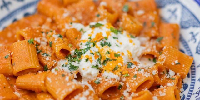 Spicy Vodka Rigatoni