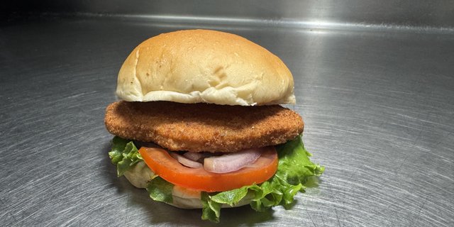 Chicken Plant-Based Burger
