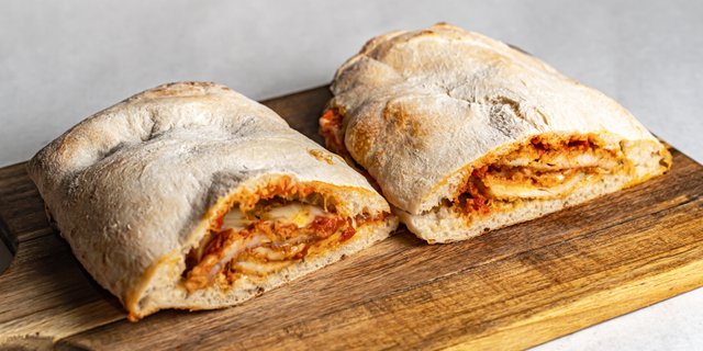 Meatball Parmigiana Panini