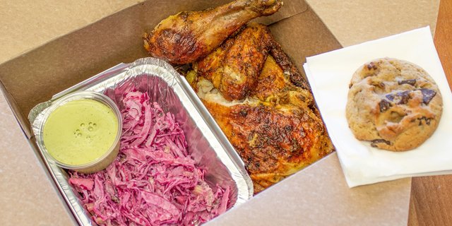 Half Chicken Box Lunch