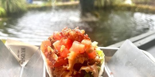 Fried Chicken BLT Taco