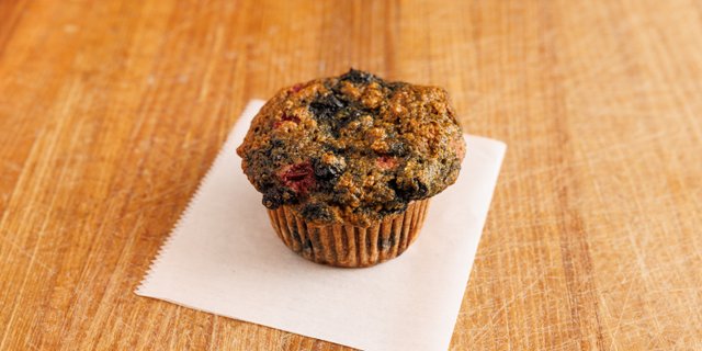 Mixed Berry Oatbran Muffins
