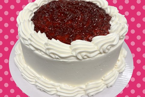 Strawberries N Cream Cake