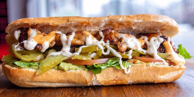 Baked Ciabatta Sandwich