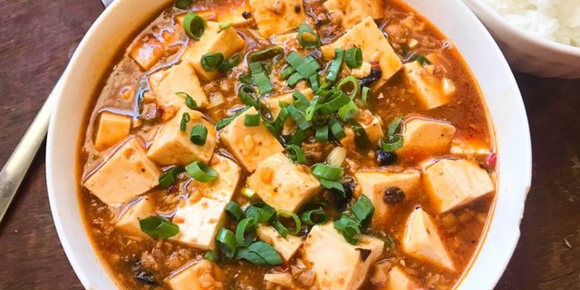 Vegetarian Mapo Tofu