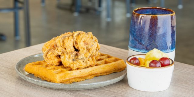 Vegan Chicken & Waffles Box