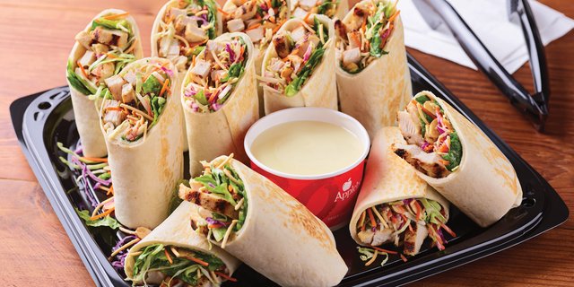 Oriental Chicken Salad Wrap
