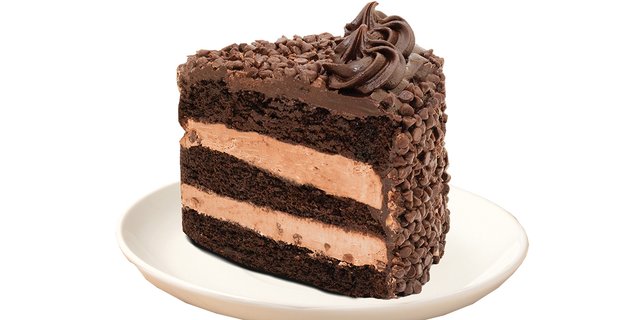 1001 Chips Chocolate Cake Slice