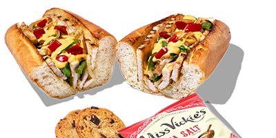 Beer Cheese Philly Chicken Sub Personal Lunch
