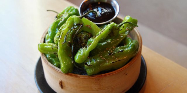 Blistered Shishito Peppers