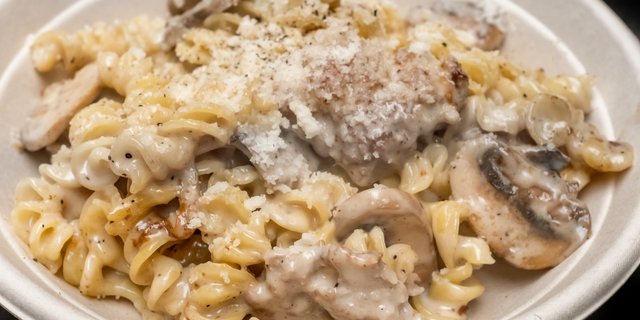 Creamy Mushroom & Sausage Pasta