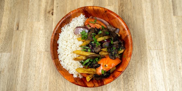 Mushroom Stir-Fry Rice Bowl