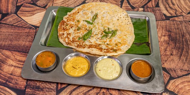 Onion Uthappam Dosa
