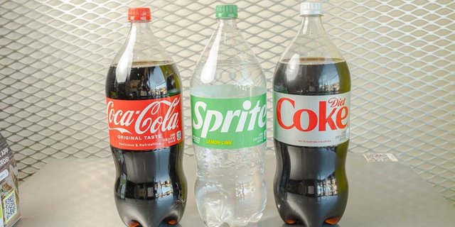 Assorted 2L Soda Bottles