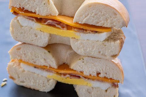 Bacon, Egg & Cheese Bagel Sandwich
