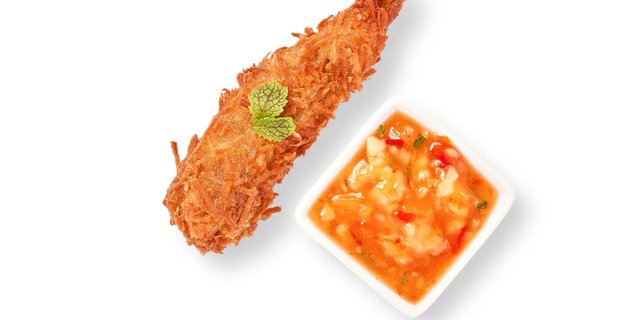 Coconut-Crusted Jumbo Shrimp