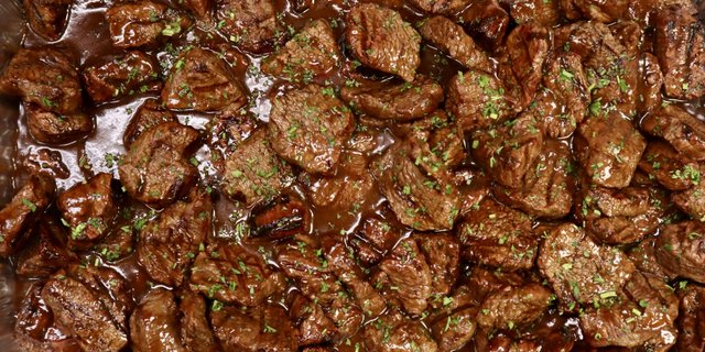 Bourbon Tenderloin Tips