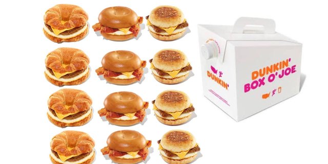 Egg & Cheese Breakfast Sandwiches w/ Box O' Joe