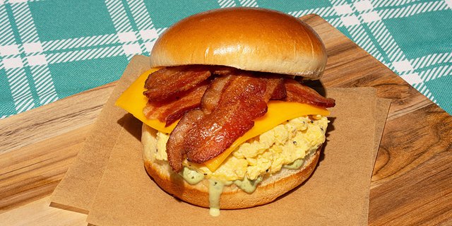 Bacon, Egg & Chimichurri Sandwich
