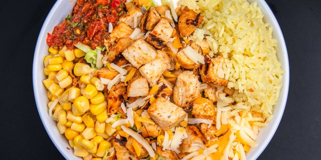 Chicken Over Rice Platter