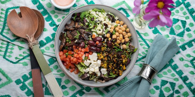 Vegan Grilled Veggie Chop Salad Boxed Lunch