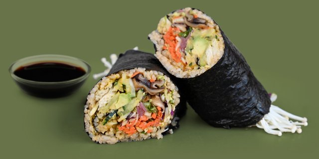 Rainbow Nori Wrap