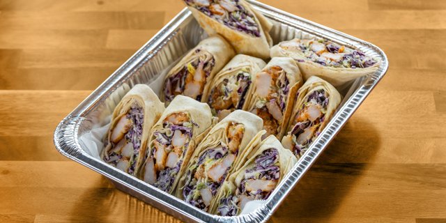 Shrimp Half Wraps Tray