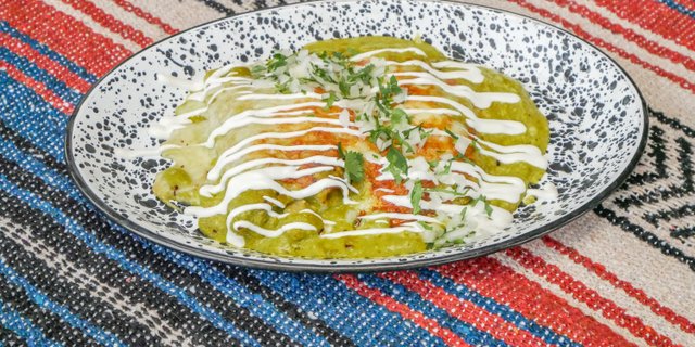 Chicken Verde Enchiladas
