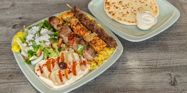 3-Kabob Combo Plate