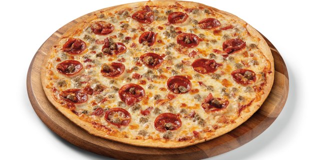14" Mega Meat Pizza