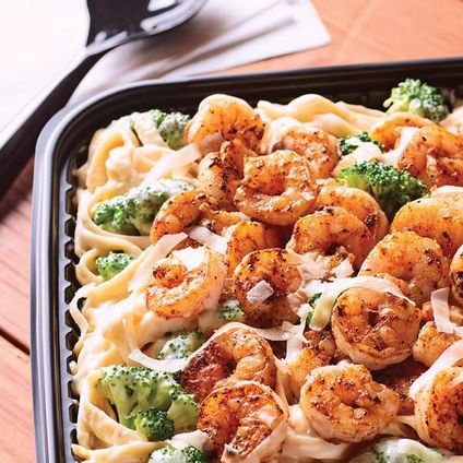 Classic Blackened Shrimp Alfredo