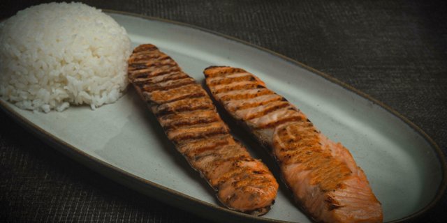 Grilled Salmon Akashi Special