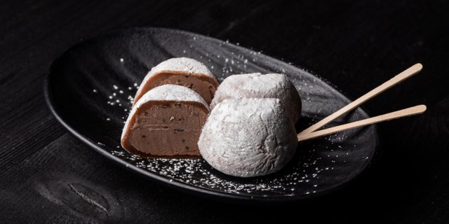 Chocolate Mochi Ice Cream